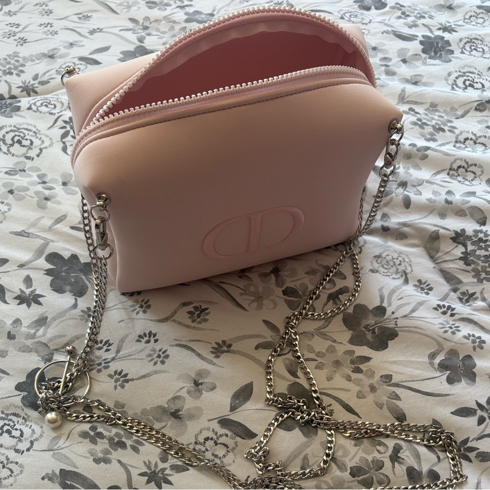 Pink Dior Chain Shoulder Bag - Picture 8 of 8